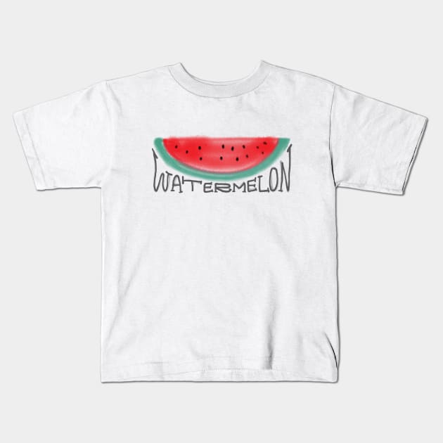 watermelon Kids T-Shirt by zzzozzo